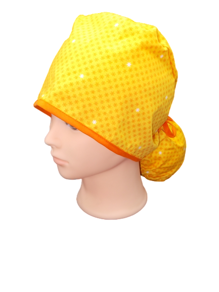 Gorro de Quirófano Pelo Largo Atado - Copos