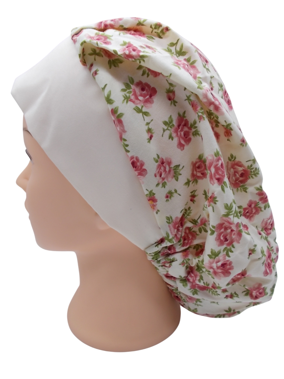 Gorro de Quirófano Pelo Largo con Goma - Flores6