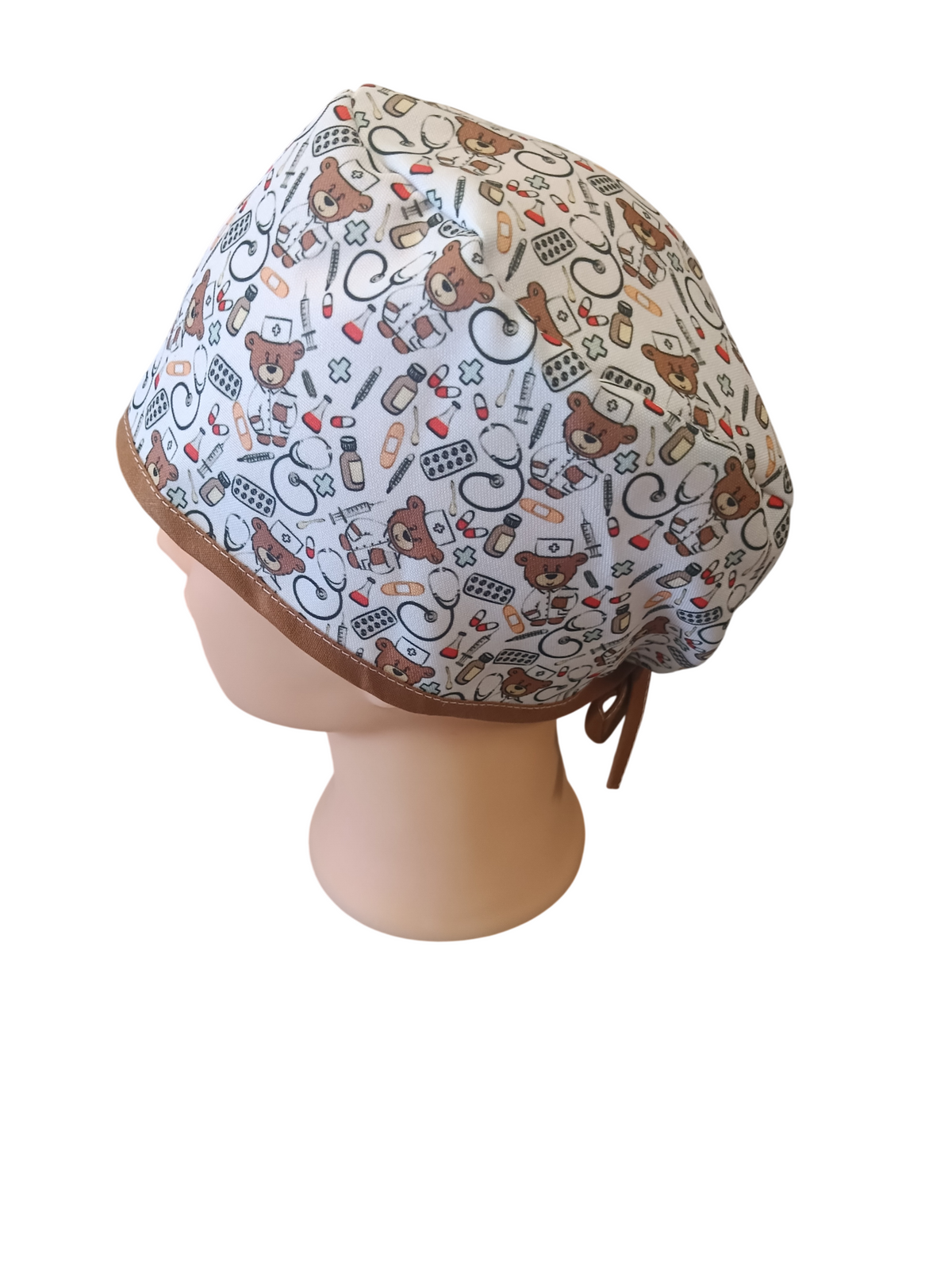 Gorro de Quirófano Pelo Corto - Osito Doctor