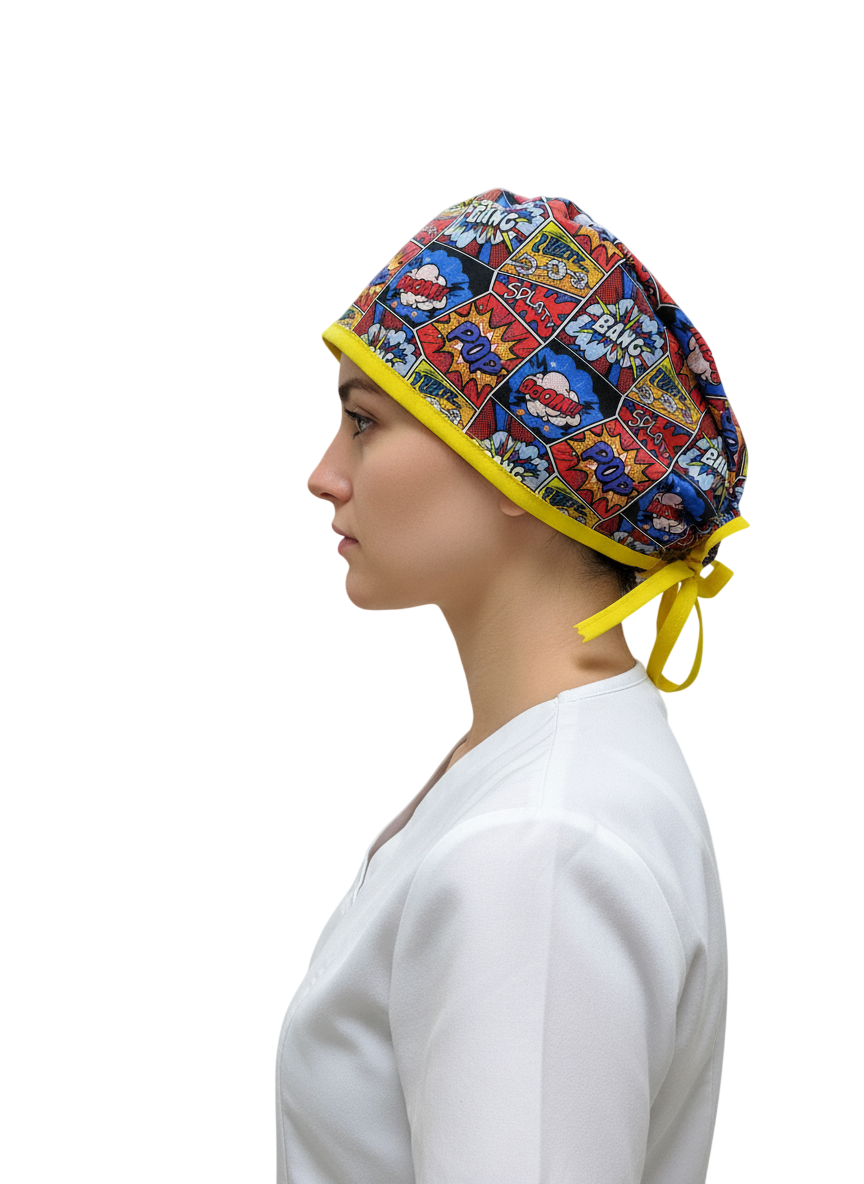 Gorro de Quirófano Pelo Corto - Comic