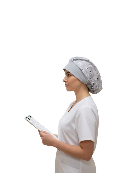 Gorro de Quirófano Pelo Largo con Goma - Cisne