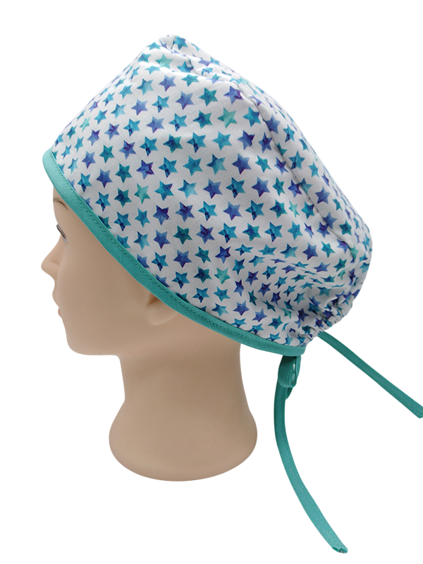Gorro de Quirófano Pelo Corto - Estrellas