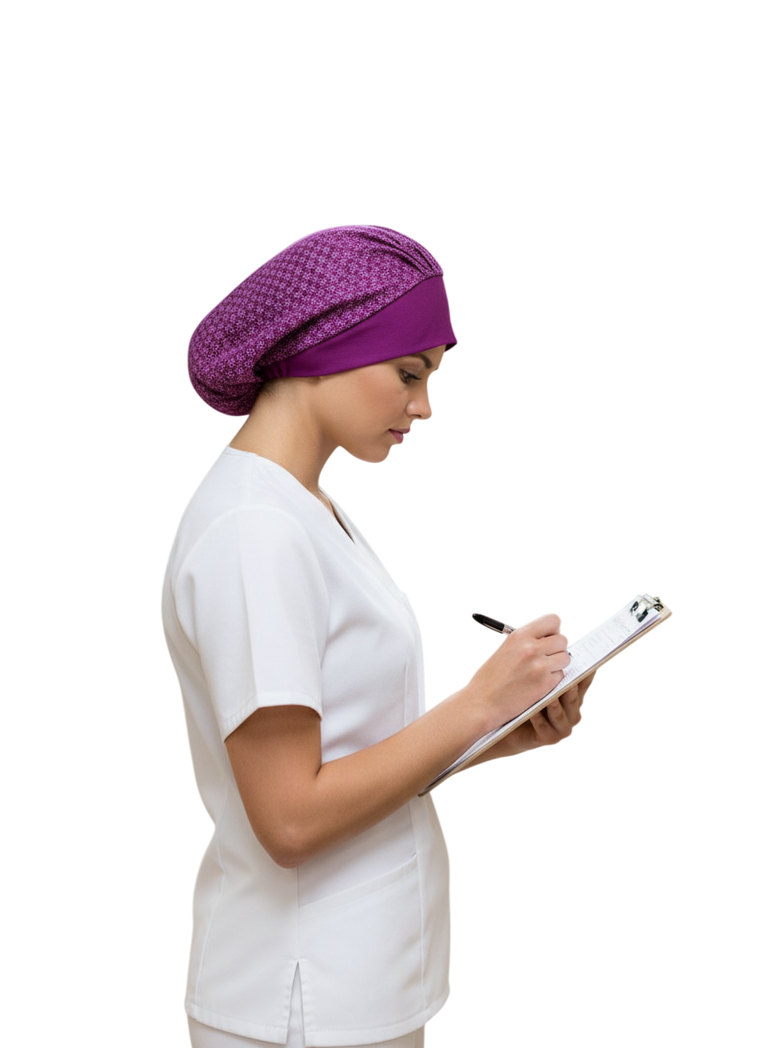 Gorro de Quirófano Pelo Largo con Goma - Copos3