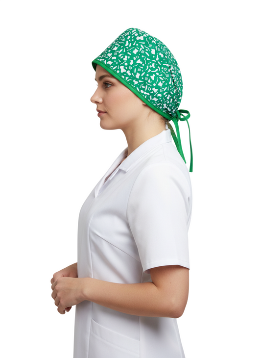 Gorro de Quirófano Pelo Corto - Abstracto