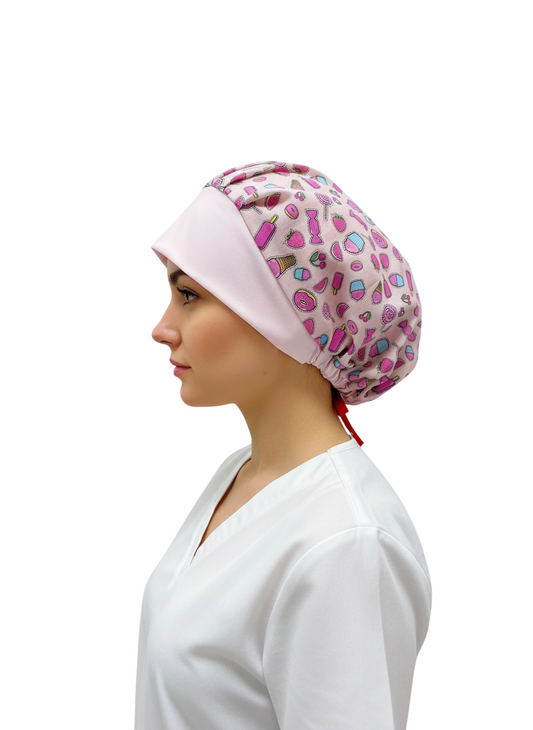Gorro de Quirófano Pelo Largo con Goma - Dulces
