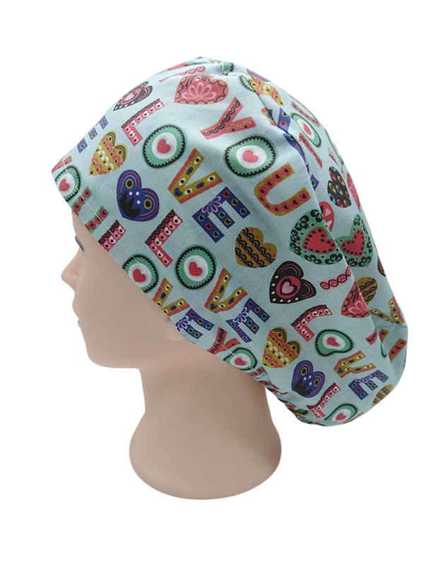 Gorro de Quirófano Pelo Largo con Goma - Love