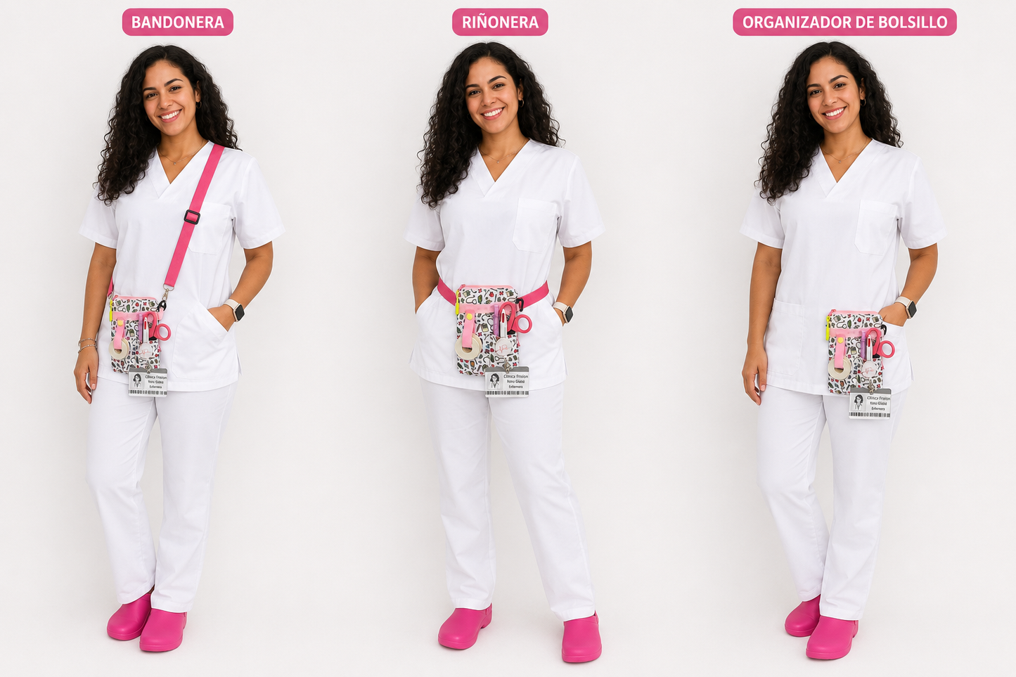 Bandonera Blanca Útiles