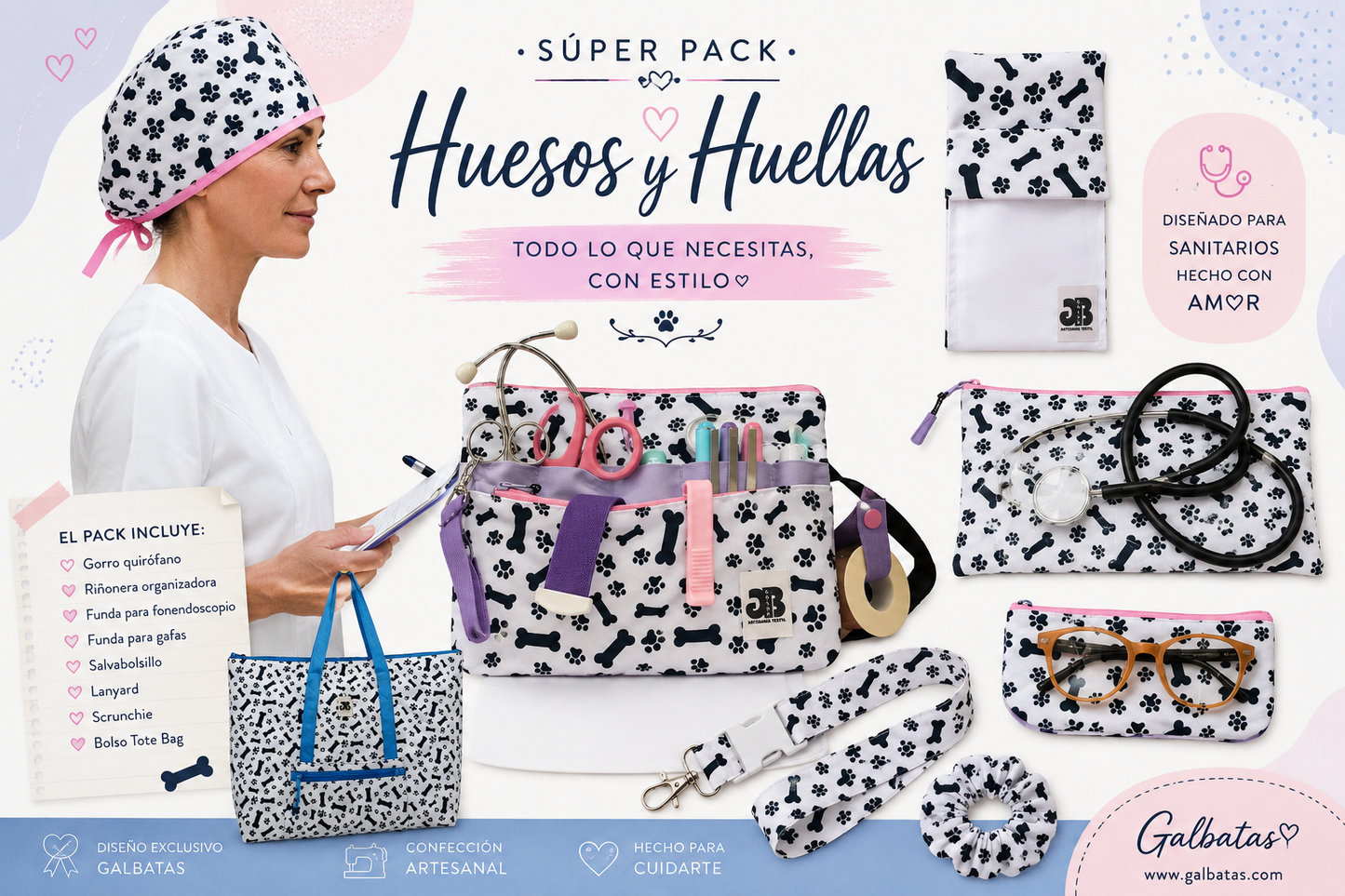 Super Pack Huesos y Huellas