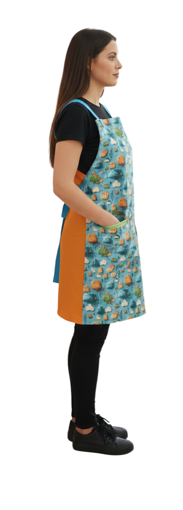 "Estola profesional infantil Peque Jurásico vista frontal completa"