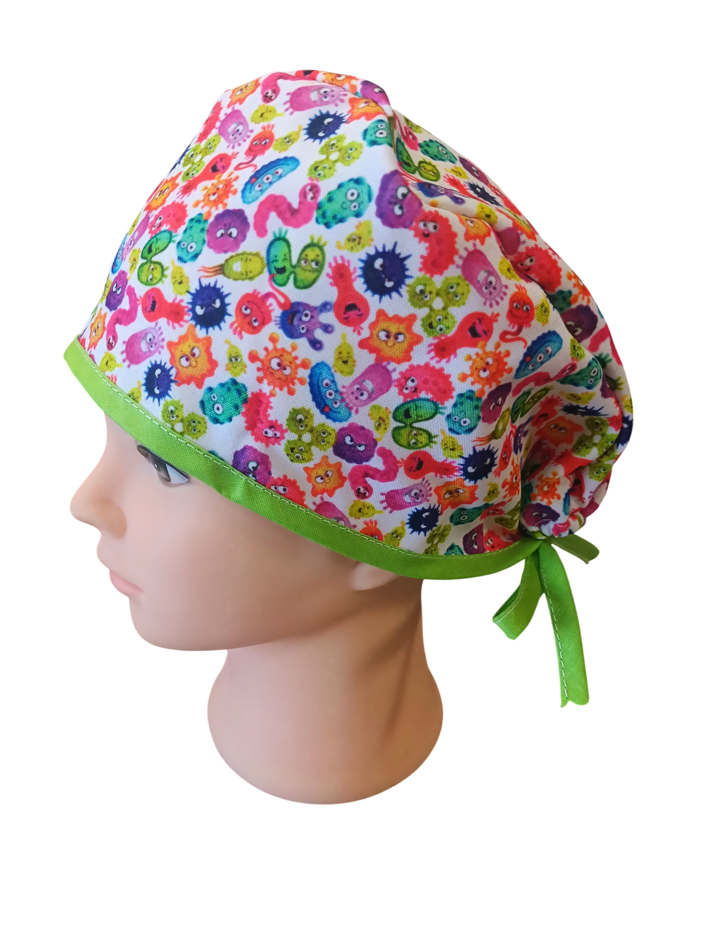 Gorro de Quirófano Pelo Corto - Virus