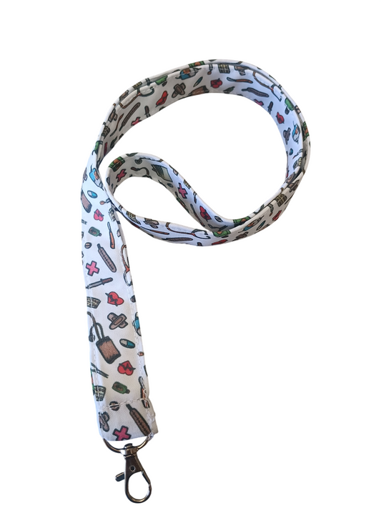 Lanyard Blanco