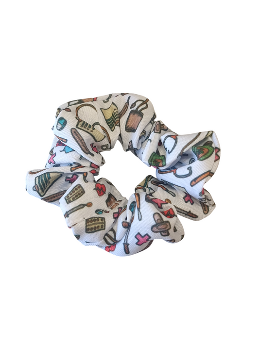 Scrunchie Blanco