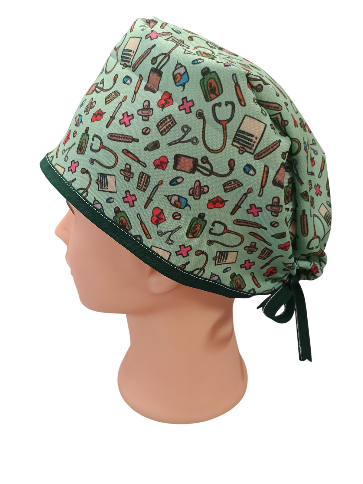 Gorro de Quirófano Pelo Corto - Verde